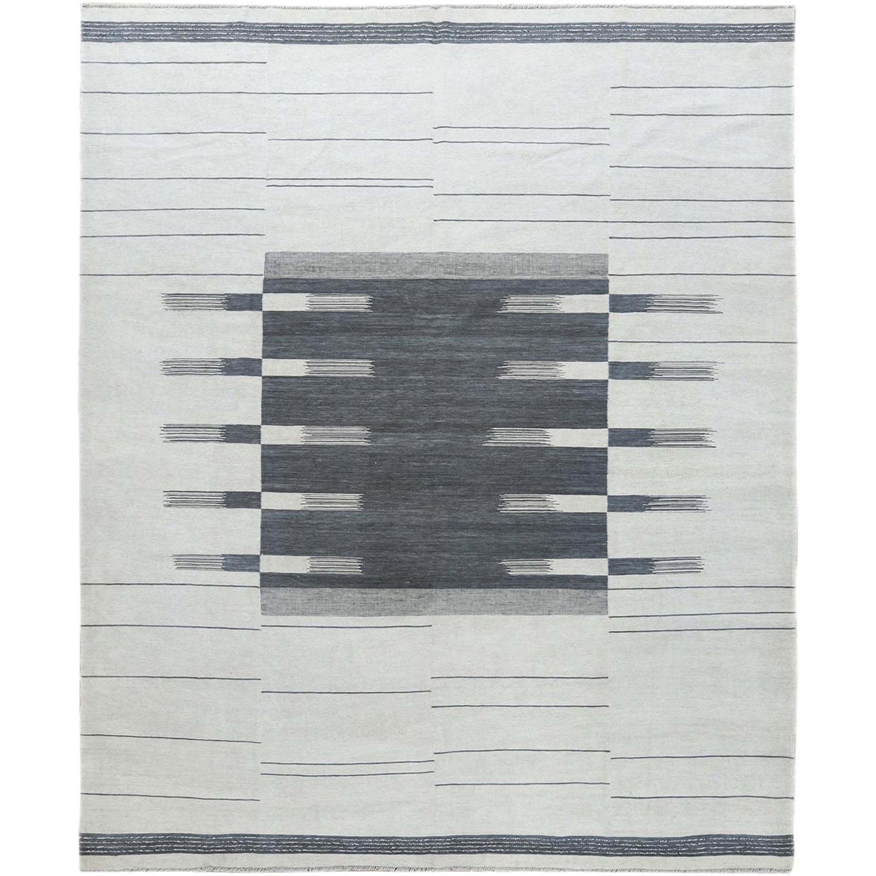 Modern & Contemporary Wool Hand-Woven Area Rug 8'5